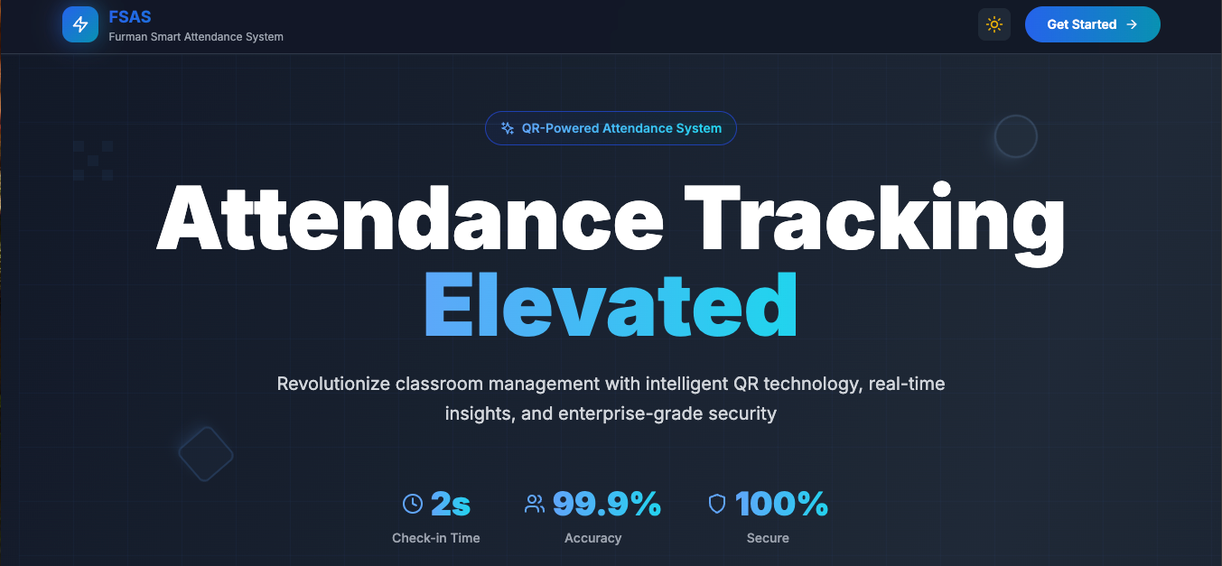 FSAS - Furman Student Attendance System