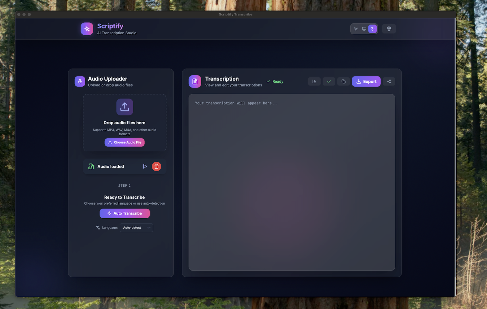 Scriptify - AI Audio Transcription